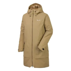 Winterjas Salewa Fanes Celliant Women Driftwood