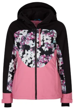 ONeill Ski Jas O'Neill Women Diamond Jacket Blue Ice Flower