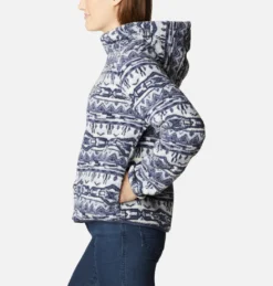 Trui Women Columbia West Bend Hoodie Nocturnal 80s Stripe Print -Outdoorsupply Winkel 012 23