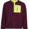 ONeill Trui O'Neill Women Utility Half Zip Fleece Windsor Wine Colour Block -Outdoorsupply Winkel 1 1350008 43019 10 WHITEPACK