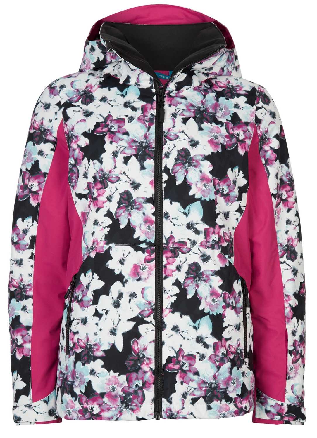 ONeill Ski Jas O'Neill Women Adelite Jacket Blue Ice Flower 3 ONeill Ski Jas O'Neill Women Adelite Jacket Blue Ice Flower