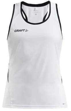 Tanktop Craft Women Pro Control Impact Singlet W White Black