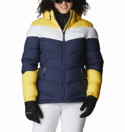 Ski Jas Women Columbia Abbott Peak Insulated Jacket Nocturnal White Sun Glow