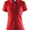 Polo Craft Women Classic Pique Bright Red -Outdoorsupply Winkel 1 192467 1430 Polo Shirt Pique Classic F
