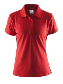 Polo Craft Women Classic Pique Bright Red