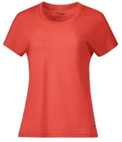 T-Shirt Bergans Women Urban Wool Tee Brick