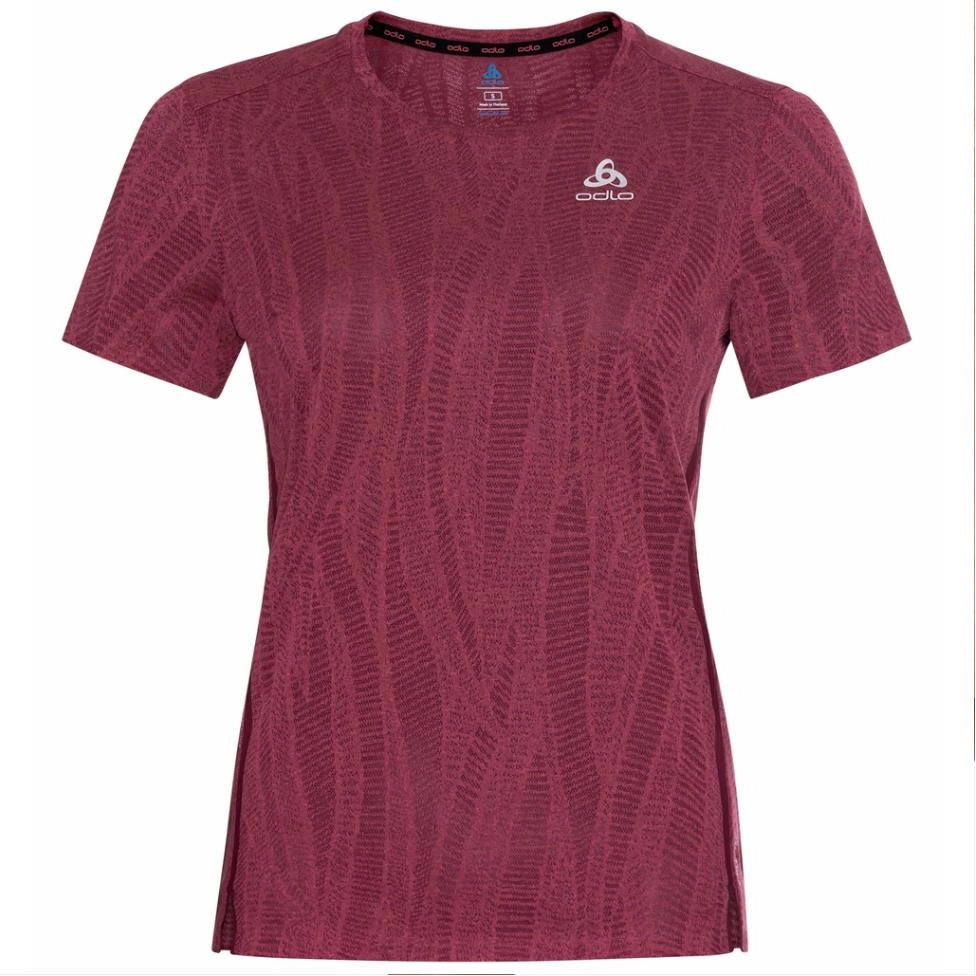 Sportshirt Odlo Women Crew Neck S/S Zeroweight Engineered Paradise Pink Melange 3 Sportshirt Odlo Women Crew Neck S/S Zeroweight Engineered Paradise Pink Melange