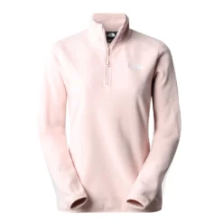 Trui The North Face Women 100 Glacier 1/4 Zip Pink Moss