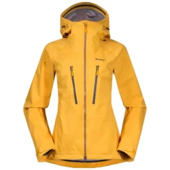 Ski Jas Bergans Women Cecilie 3L Light Gold En Yellow Gold En Yellow