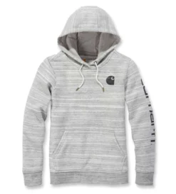 Trui Carhartt Women Clarksburg Pullover Sweatshirt Shadow Space Dye