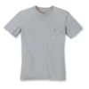 T-Shirt Carhartt Women Workwear Pocket S/S T-Shirt Heather Grey -Outdoorsupply Winkel 1 EU 103067 034 F