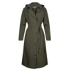 Jas Happy Rainy Days Michigan Long Coat Chimera Olive