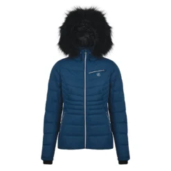 Ski Jas Dare2B Women Glamorize Jacket Blue Wing