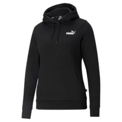 Trui Puma Women Essentials Small Logo Hoodie FL Black