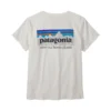 T-Shirt Patagonia Women P6 Mission Organic Birch White -Outdoorsupply Winkel 1 wbs22 37560 bcw to