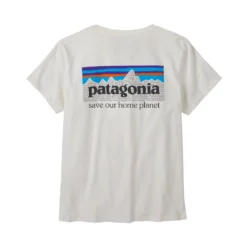 T-Shirt Patagonia Women P6 Mission Organic Birch White