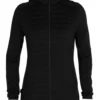 Trui Icebreaker Women ZoneKnit LS Zip Hoodie Black -Outdoorsupply Winkel 1 zoneknit insulated ls zip hoodie fleecevest dames