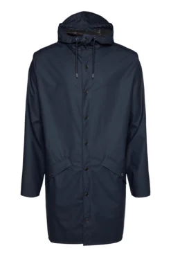 Regenjas RAINS Unisex Long Jacket Navy