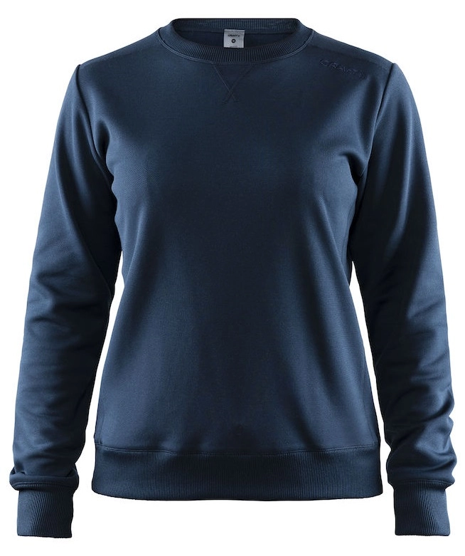 Trui Craft Women Leisure Crewneck Dark Navy 3 Trui Craft Women Leisure Crewneck Dark Navy