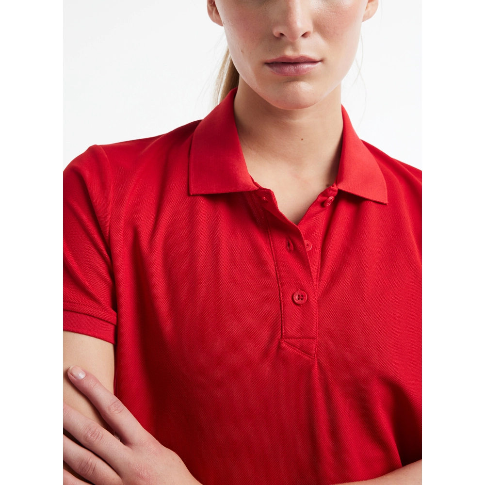 Polo Craft Women Core Unify Polo Shirt Bright Red 7 Polo Craft Women Core Unify Polo Shirt Bright Red - Afbeelding 5