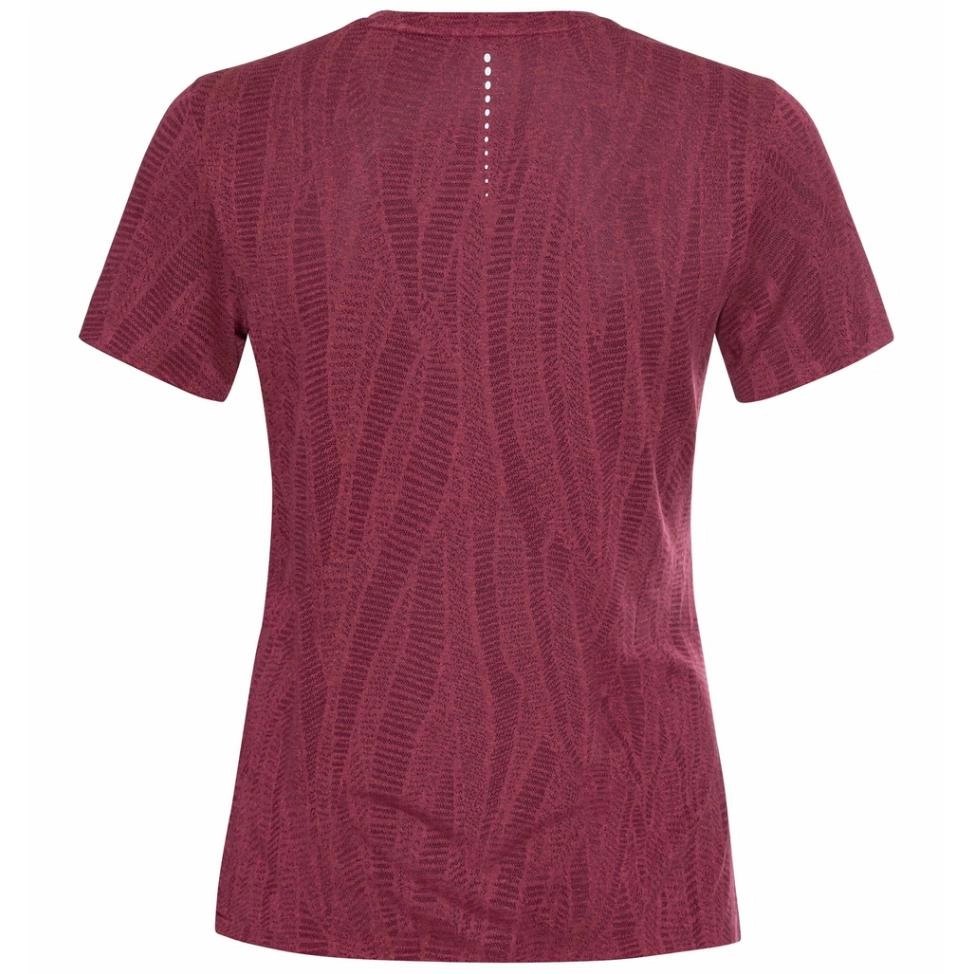 Sportshirt Odlo Women Crew Neck S/S Zeroweight Engineered Paradise Pink Melange 4 Sportshirt Odlo Women Crew Neck S/S Zeroweight Engineered Paradise Pink Melange - Afbeelding 2