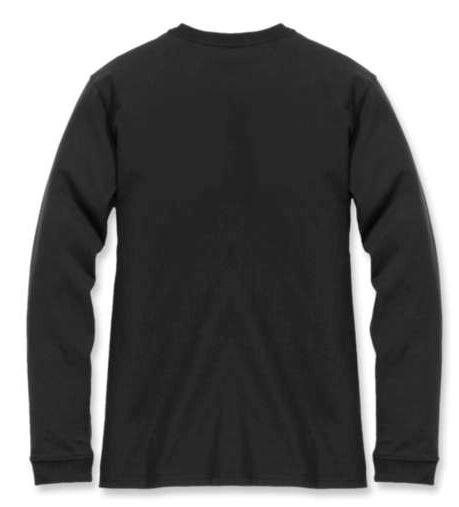 T-Shirt Carhartt Women Workwear Pocket L/S T-Shirt Black 4 T-Shirt Carhartt Women Workwear Pocket L/S T-Shirt Black - Afbeelding 2