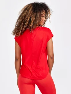 T-Shirt Craft Women Core Essence SS Tee Reddish -Outdoorsupply Winkel 2807 edd76a9abc 1911242 419000 core essence ss tee w closeup2 original