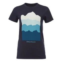 T-Shirt Black Diamond Women Vista SS Tee Eclipse