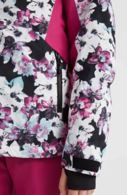 ONeill Ski Jas O'Neill Women Adelite Jacket Blue Ice Flower 10 ONeill Ski Jas O'Neill Women Adelite Jacket Blue Ice Flower -Outdoorsupply Winkel 3 1500013 35024 02 MODEL