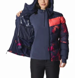 Ski Jas Women Columbia Abbott Peak Insulated Jacket Nocturnal Lookup Nocturnal Neon Sun -Outdoorsupply Winkel 3 1909971 466 a3