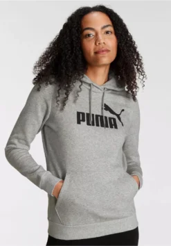 Trui Puma Women Essentials Logo Hoodie FL Gray -Outdoorsupply Winkel 3 f433c376 8905 4924 92b3 2a46bd3a97a6