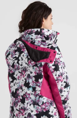 ONeill Ski Jas O'Neill Women Adelite Jacket Blue Ice Flower 11 ONeill Ski Jas O'Neill Women Adelite Jacket Blue Ice Flower -Outdoorsupply Winkel 4 1500013 35024 03 MODEL