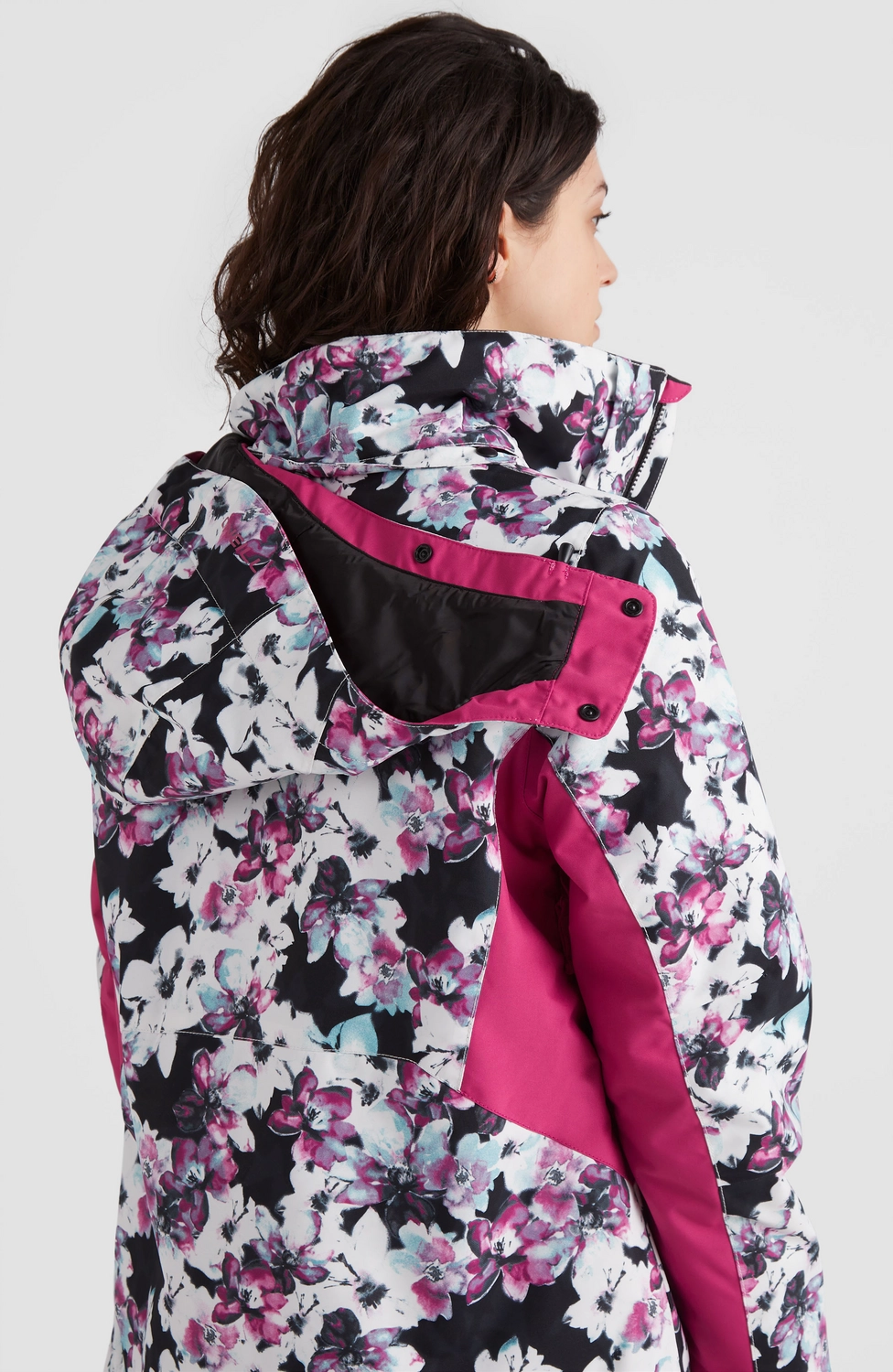 ONeill Ski Jas O'Neill Women Adelite Jacket Blue Ice Flower 6 ONeill Ski Jas O'Neill Women Adelite Jacket Blue Ice Flower - Afbeelding 4