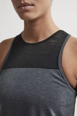 Tanktop Craft Women Charge Singlet Black Melange -Outdoorsupply Winkel 4 1907040 998000 Charge20Singlet C3