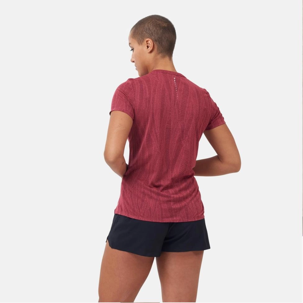 Sportshirt Odlo Women Crew Neck S/S Zeroweight Engineered Paradise Pink Melange 6 Sportshirt Odlo Women Crew Neck S/S Zeroweight Engineered Paradise Pink Melange - Afbeelding 4