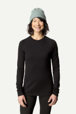 Trui Houdini Women Desoli Thermal Crew True Black -Outdoorsupply Winkel 4 Ws Desoli Thermal Crew True Black 840024 900 P F 2434 C low