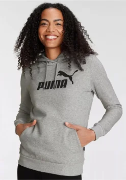 Trui Puma Women Essentials Logo Hoodie FL Gray -Outdoorsupply Winkel 4 download 2023 05 17t095702939