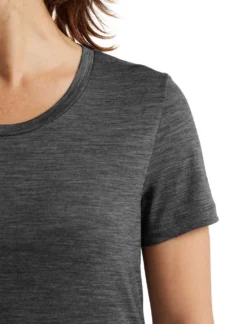T-Shirt Icebreaker Women Tech Lite II SS Tee Gritstone Heather -Outdoorsupply Winkel 5 0A59J9004 4