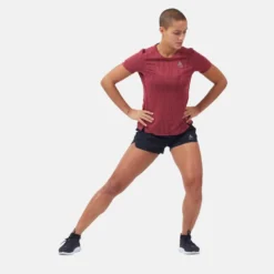 Sportshirt Odlo Women Crew Neck S/S Zeroweight Engineered Paradise Pink Melange 14 Sportshirt Odlo Women Crew Neck S/S Zeroweight Engineered Paradise Pink Melange -Outdoorsupply Winkel 5 313731 30786 4