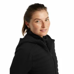 Trui Icebreaker Women ZoneKnit LS Zip Hoodie Black -Outdoorsupply Winkel 5 ib0a59hg0011 4