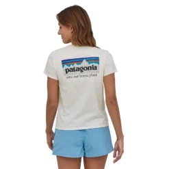 T-Shirt Patagonia Women P6 Mission Organic Birch White -Outdoorsupply Winkel 5 wbs22 37560 bcw sm2