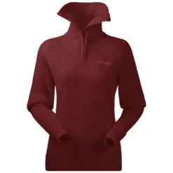 Trui Bergans Women Ulriken Jumper Chianti Red