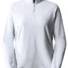 Trui The North Face Women 100 Glacier 1/4 Zip TNF Light Grey Heather-TNF White Logo
