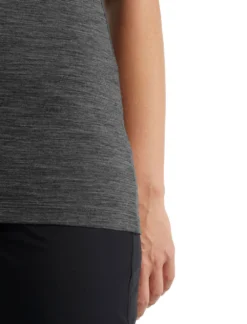 T-Shirt Icebreaker Women Tech Lite II SS Tee Gritstone Heather -Outdoorsupply Winkel 6 0A59J9004 5