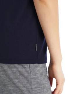 Tanktop Icebreaker Women Drayden Sleeveless Top Midnight Navy -Outdoorsupply Winkel 7 0A56ER401 62028129