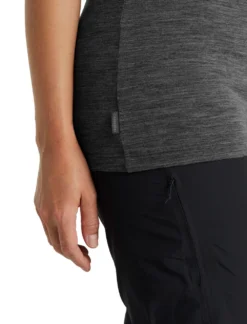 T-Shirt Icebreaker Women Tech Lite II SS Tee Gritstone Heather -Outdoorsupply Winkel 7 0A59J9004 6