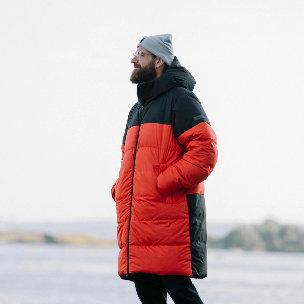 Jas Bergans Unisex Oslo Down Parka Red Sand Black 4 Jas Bergans Unisex Oslo Down Parka Red Sand Black - Afbeelding 2