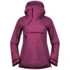 Jas Bergans Women Stranda Ins Hybrid Anorak Beet Red