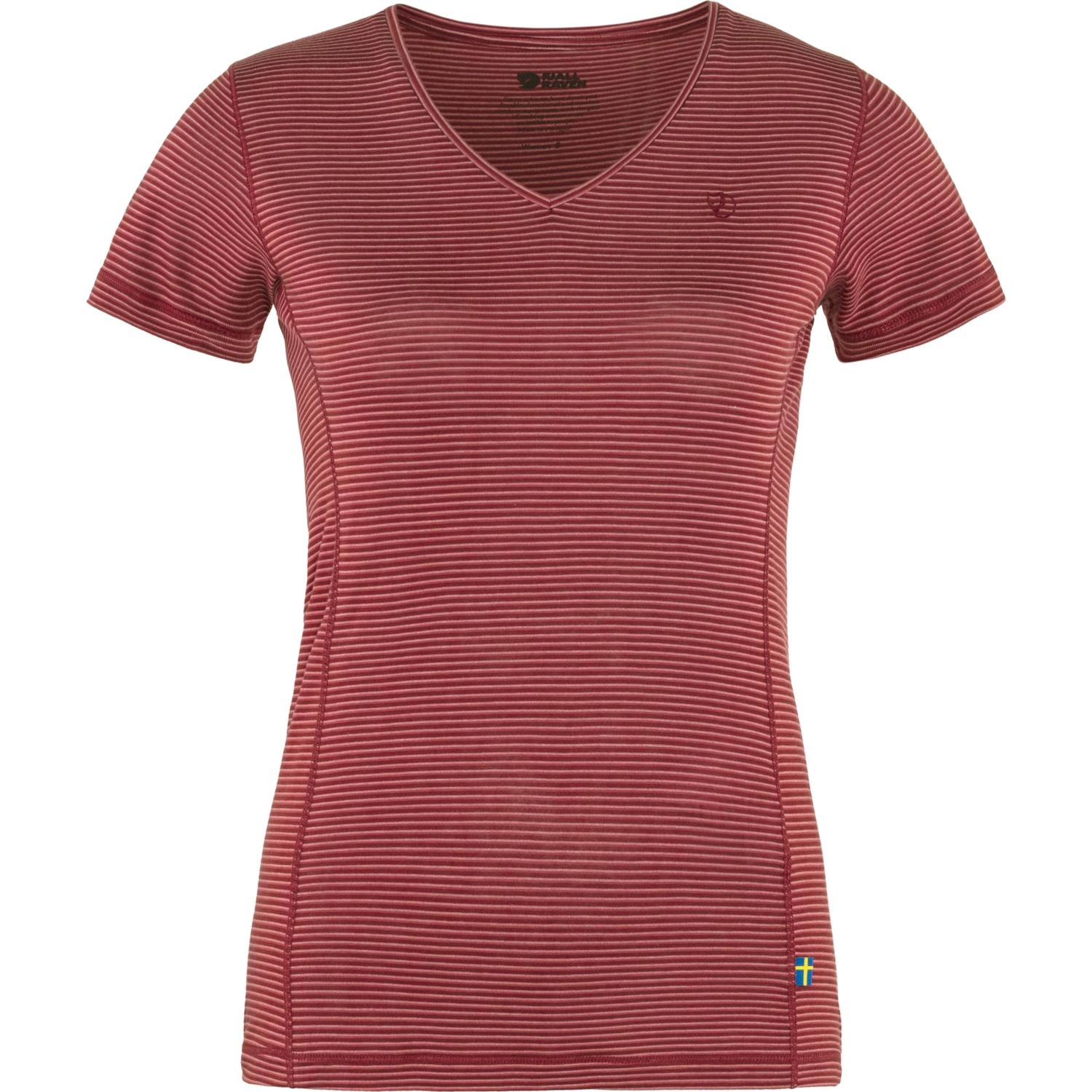 T-Shirt Fjallraven Women Abisko Cool Pomegranate Red 3 T-Shirt Fjallraven Women Abisko Cool Pomegranate Red