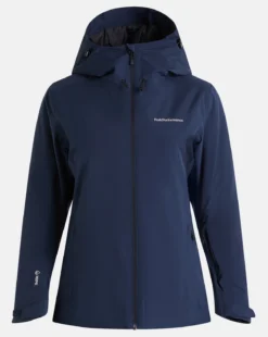 Ski Jas Peak Performance Women Insulated Ski Jacket Blue Shadow